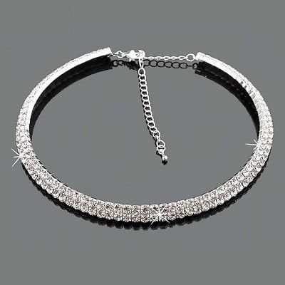 Women's Limited Crystal Rhinestone Choker Necklaces