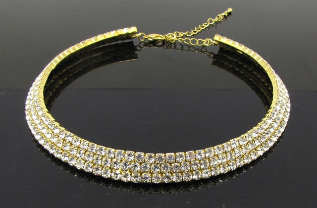 Women's Limited Crystal Rhinestone Choker Necklaces