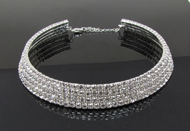 Women's Limited Crystal Rhinestone Choker Necklaces