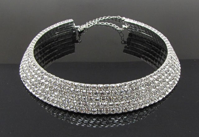 Women's Limited Crystal Rhinestone Choker Necklaces