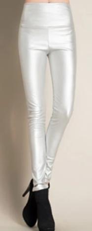 Women's Thin Faux Leather Skinny Stretch Pants