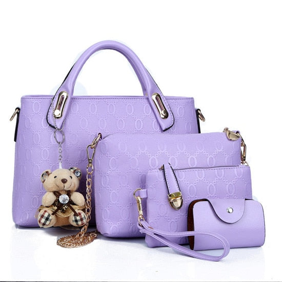 4 piece Set Designer Ladies Handbags