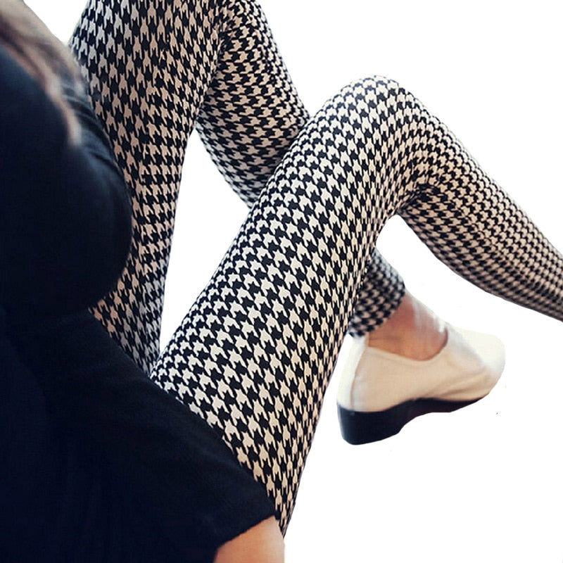 Ladies Graffiti Print Leggings Patterned Legging