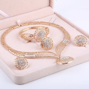 Women's Gold Nigerian Jewelry Sets