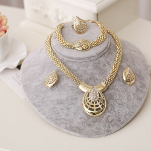 Women's Gold Nigerian Jewelry Sets