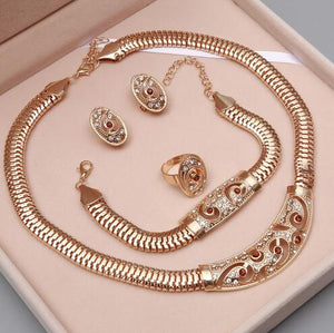 Women's Gold Nigerian Jewelry Sets