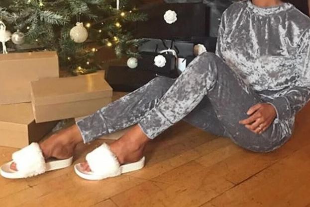 Velvet Hoodies + Long Pants 2 Pieces Female Set Casual Tracksuit