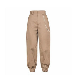 Woman's Cargo high waist camouflage pants