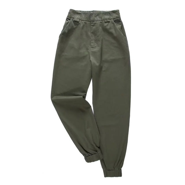 Women High Waist Joggers Pants Ankle Length